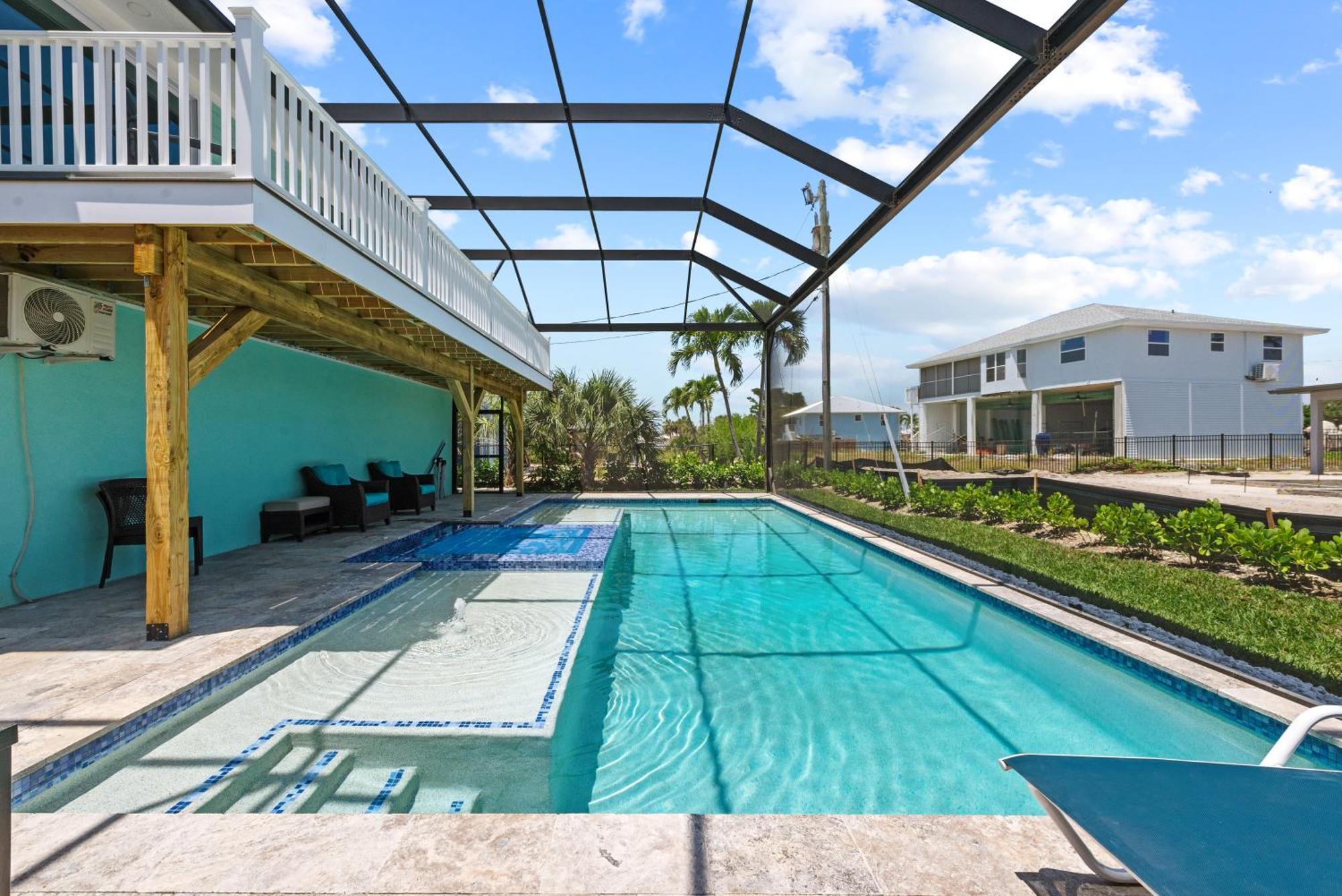 Heated Pool Home Steps To The Beach 포르 마이어스 비치 외부 사진